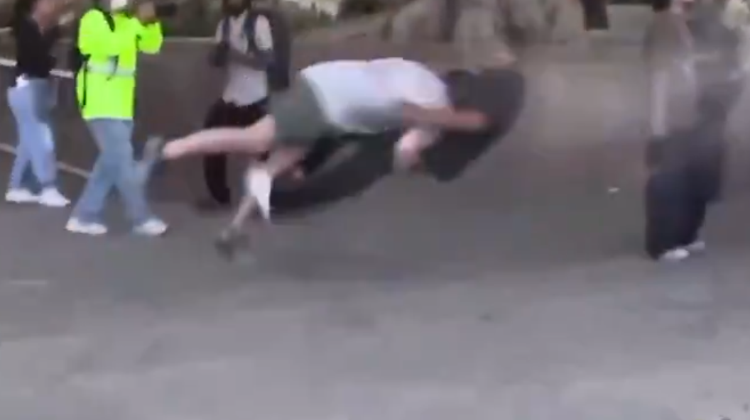 Rioter Tackle Blank Meme Template