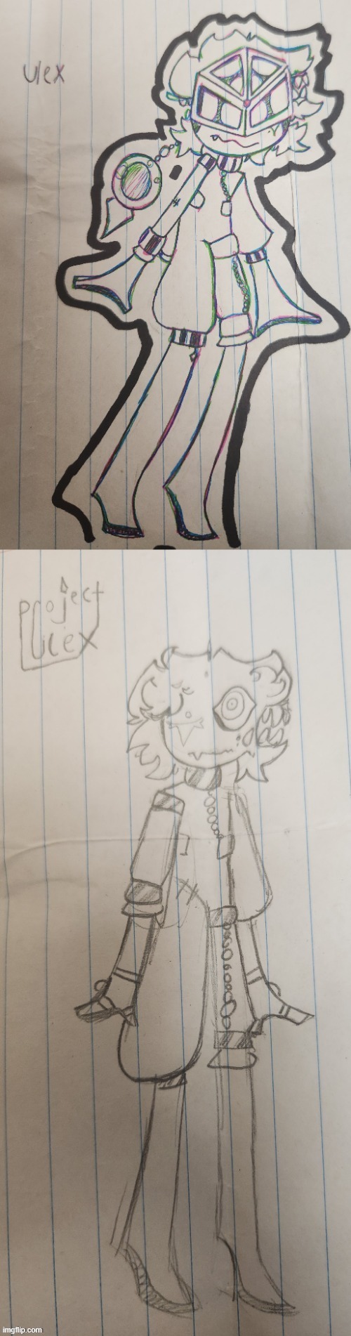 Ulex (and without mask) | made w/ Imgflip meme maker
