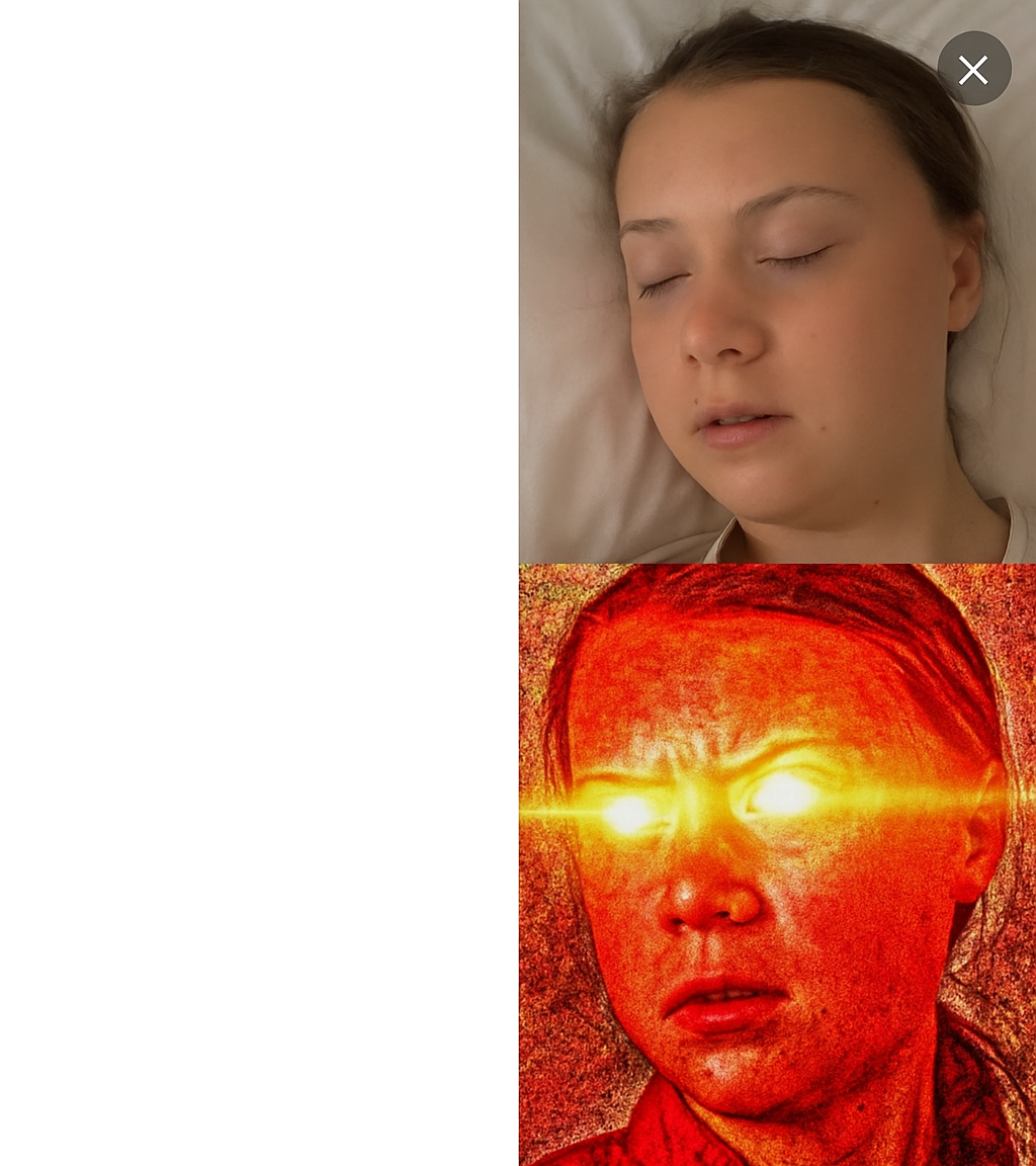 Gretta Real Shit Blank Meme Template
