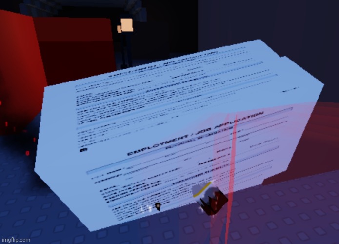 Job application appearance in forsaken | made w/ Imgflip meme maker