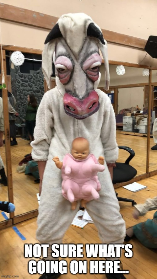 Donkey | NOT SURE WHAT'S GOING ON HERE... | image tagged in cursed image | made w/ Imgflip meme maker