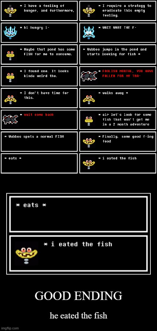 FISH (Undertale S2E7) | made w/ Imgflip meme maker