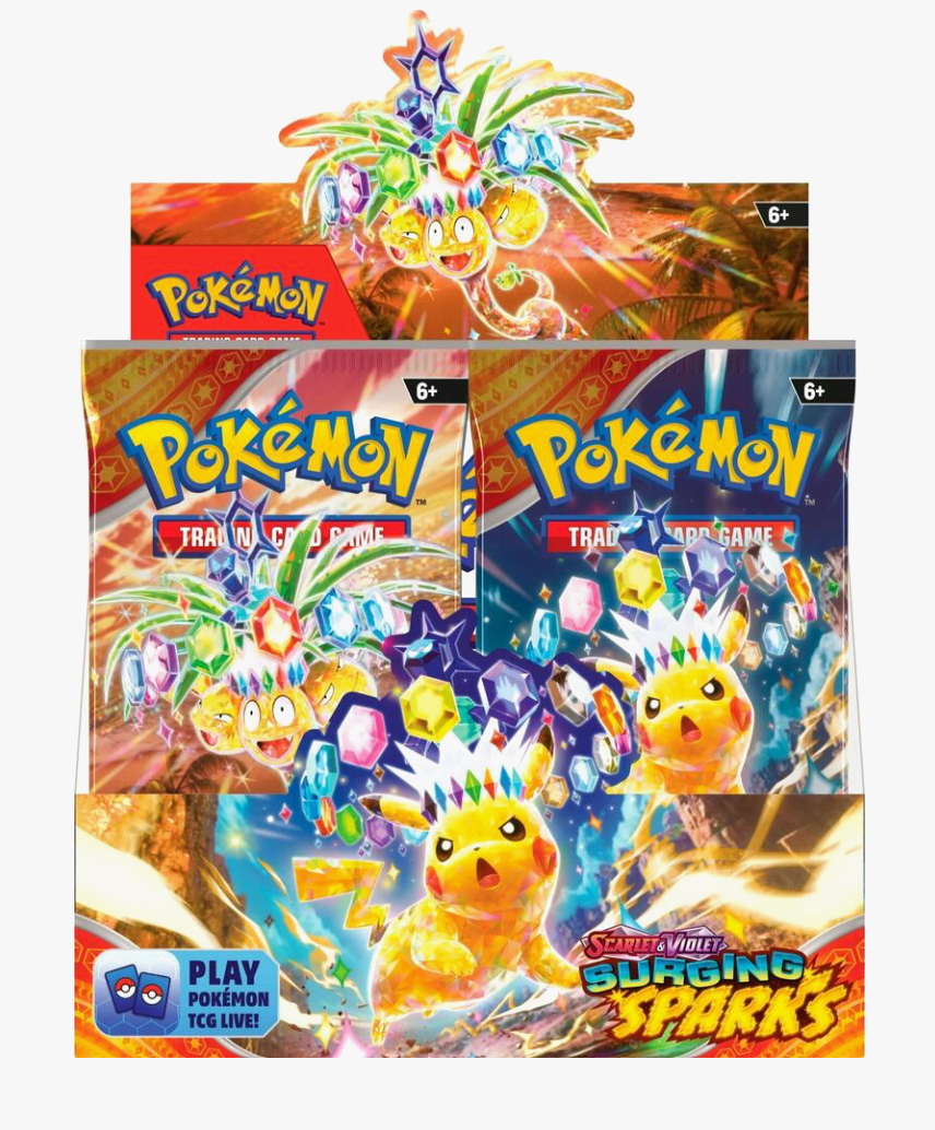 Surging Sparks Booster Box Blank Meme Template