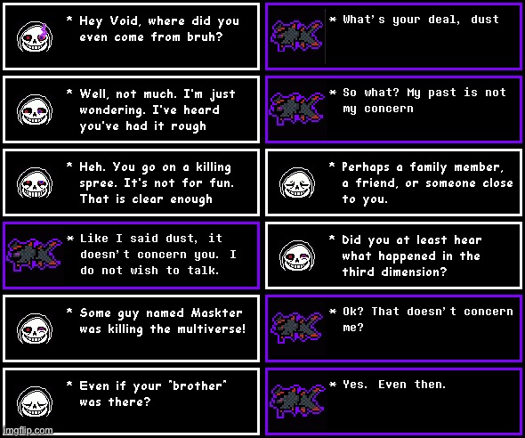 Void is purple because of the void energy. And the fifth dimension | made w/ Imgflip meme maker
