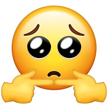 touching fingers emoji Blank Meme Template