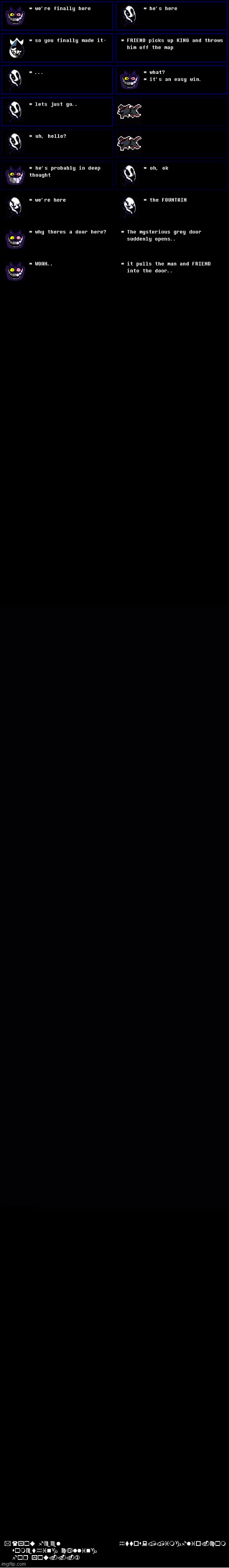 chapter 2 episode 1: The Gr☜︎✡︎ ?︎⚐︎⚐︎☼︎ | made w/ Imgflip meme maker