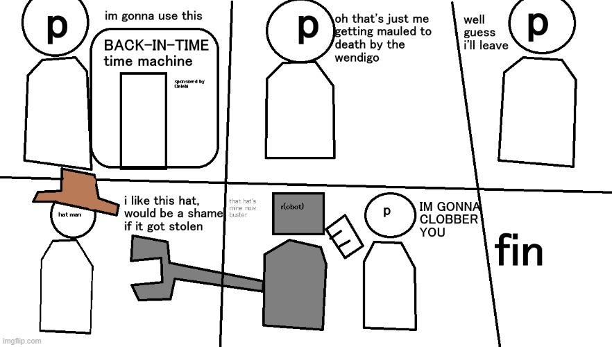 Time machine part 2.mp3 | image tagged in comic | made w/ Imgflip meme maker