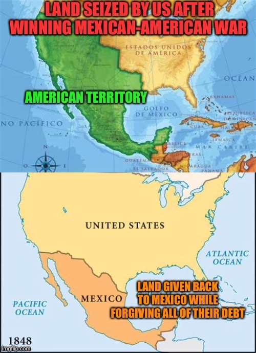 All of Mexico was controlled by the US 1848 | image tagged in gifs,mexico,hoax,california,fake news | made w/ Imgflip meme maker