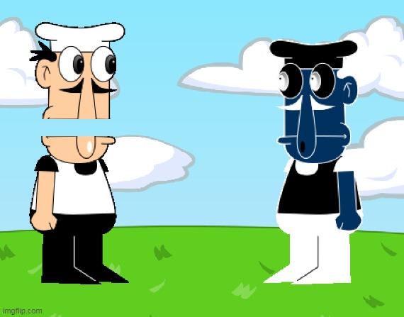 the last frame of my animation on scratch before the page into the animation crashed | made w/ Imgflip meme maker