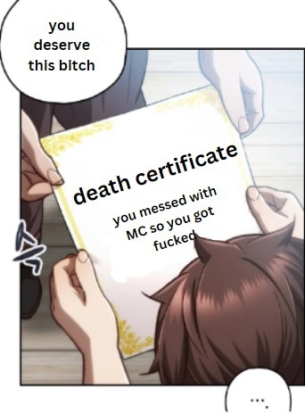 Death certificate for messing with MC Blank Meme Template