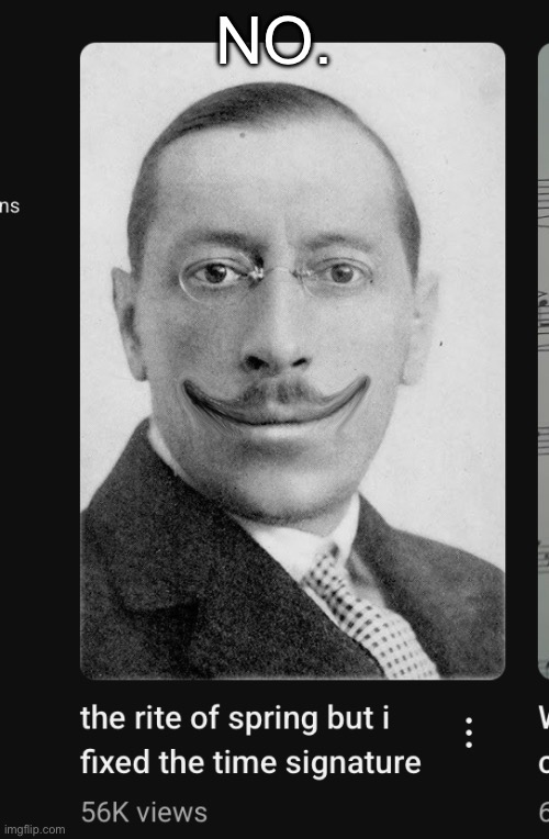 NO. | made w/ Imgflip meme maker