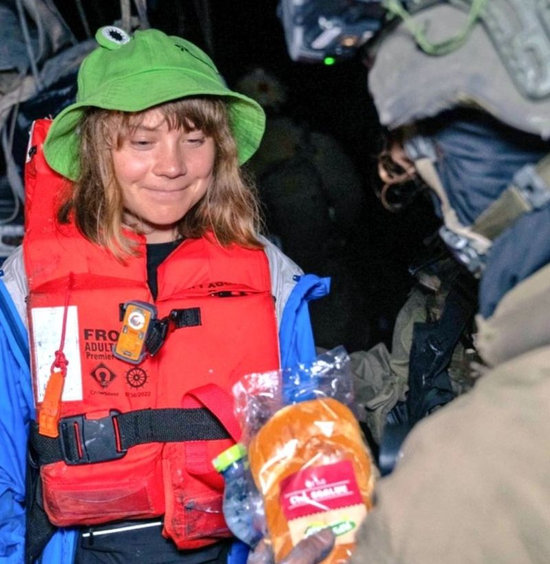 Greta Thunberg Pastrami Sandwich Blank Meme Template