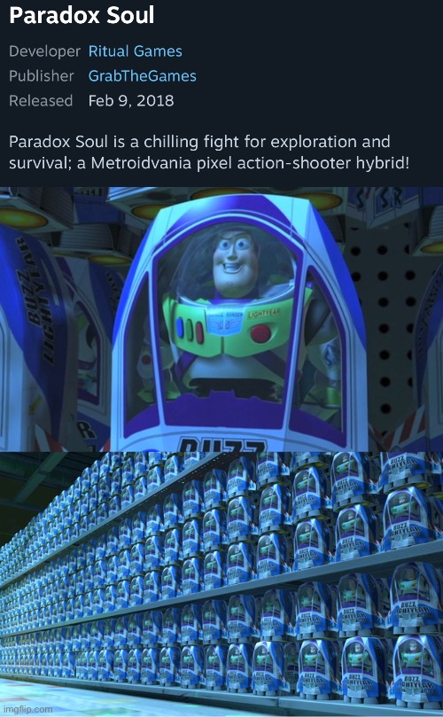 image tagged in buzz lightyear clones | made w/ Imgflip meme maker