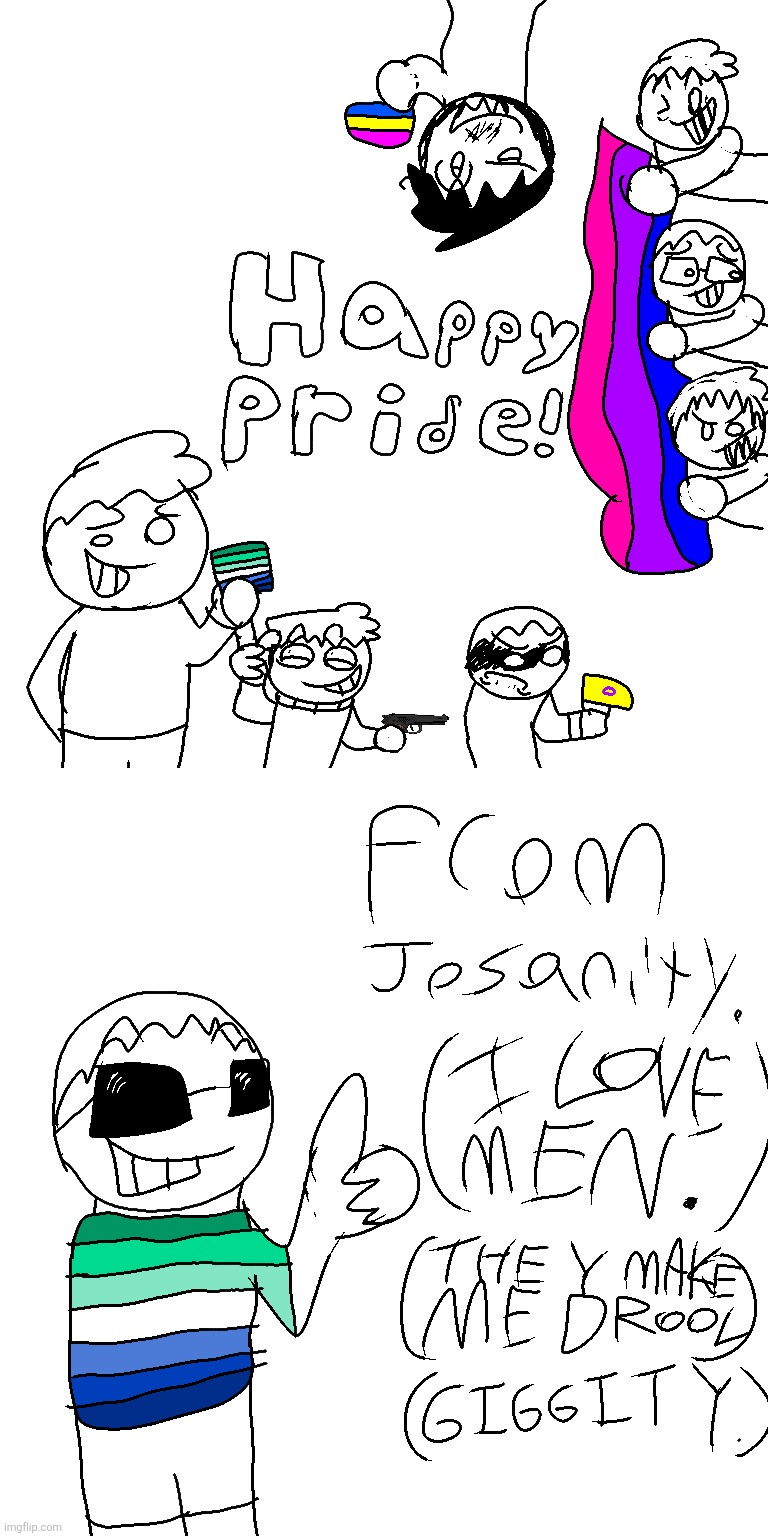 Raise those flags and hang em' high! (Happy pride month, everyone!) | made w/ Imgflip meme maker