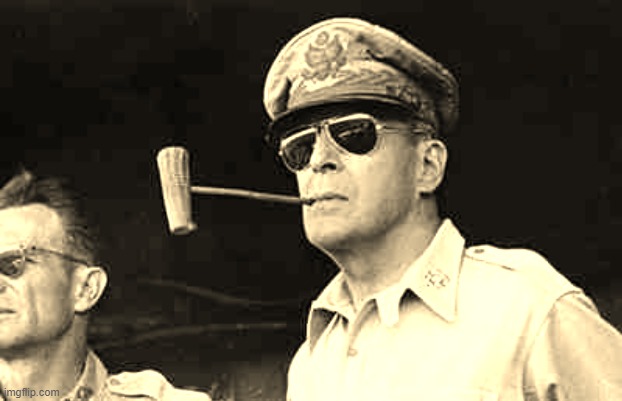 MacArthur | image tagged in macarthur | made w/ Imgflip meme maker