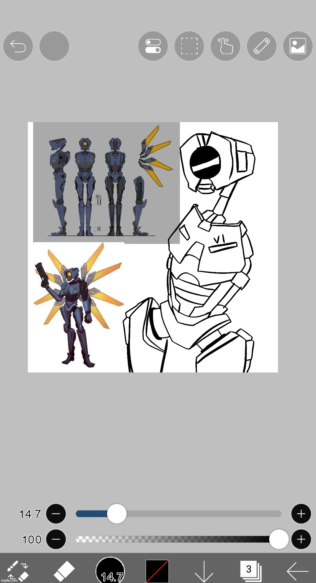 im alive | image tagged in ultrakill,ibispaint | made w/ Imgflip meme maker