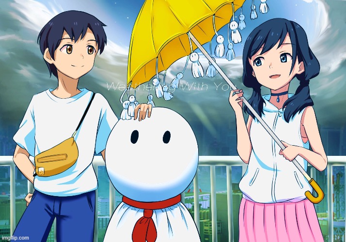 Weathering with you | image tagged in movie,art,wallpapers,anime | made w/ Imgflip meme maker