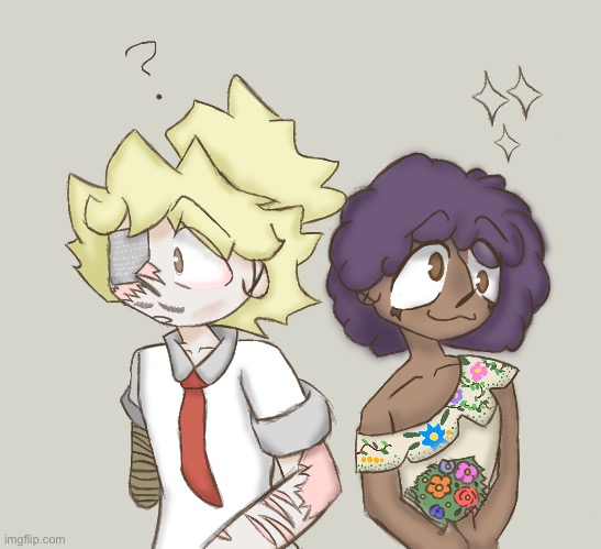Scott (post upheaval war) and Ellie, their amaaazing gf ^^ | image tagged in wawa | made w/ Imgflip meme maker
