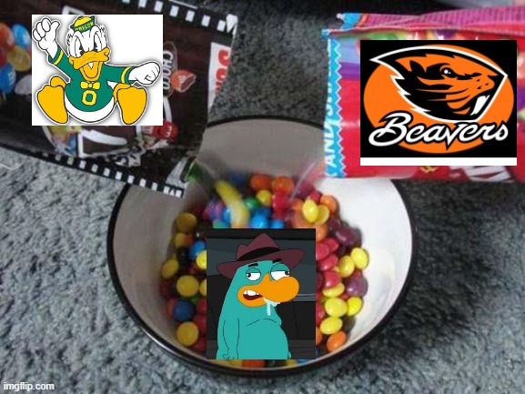 Skittles & MMs combining | image tagged in skittles mms combining | made w/ Imgflip meme maker