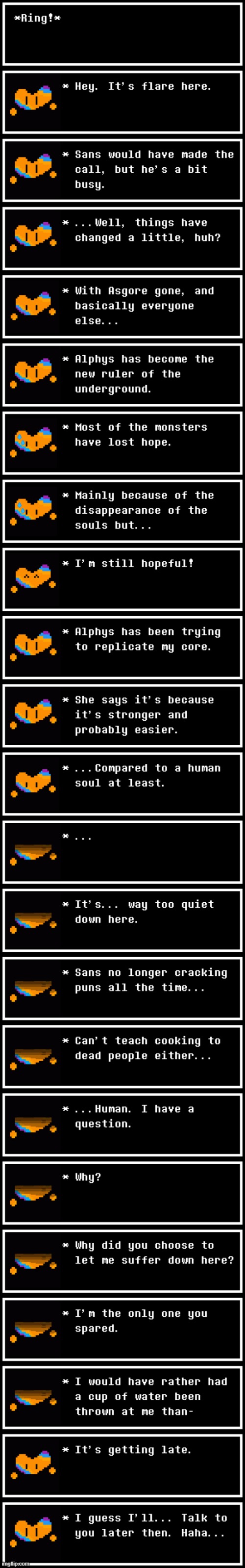 Neutral ending but with flare. | made w/ Imgflip meme maker