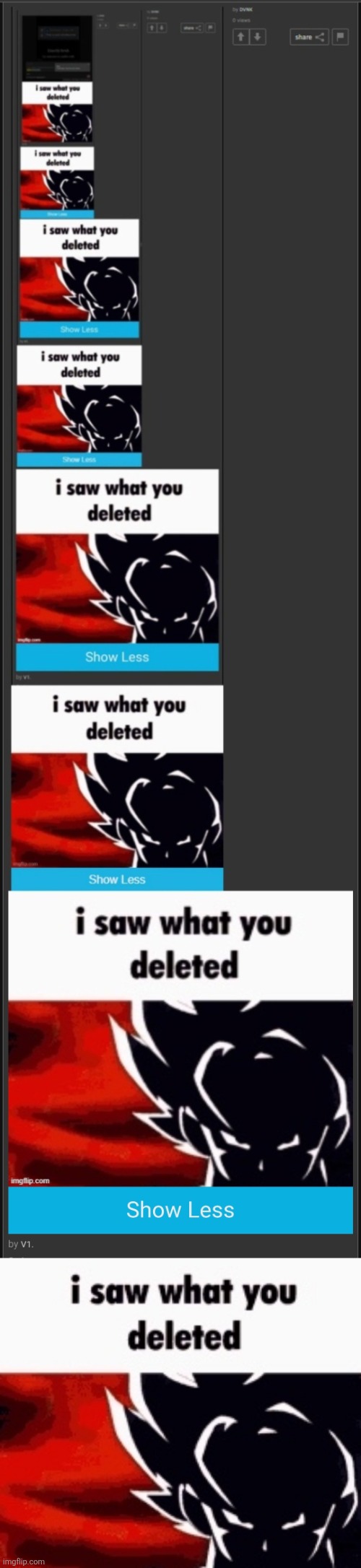 image tagged in i saw what you deleted | made w/ Imgflip meme maker