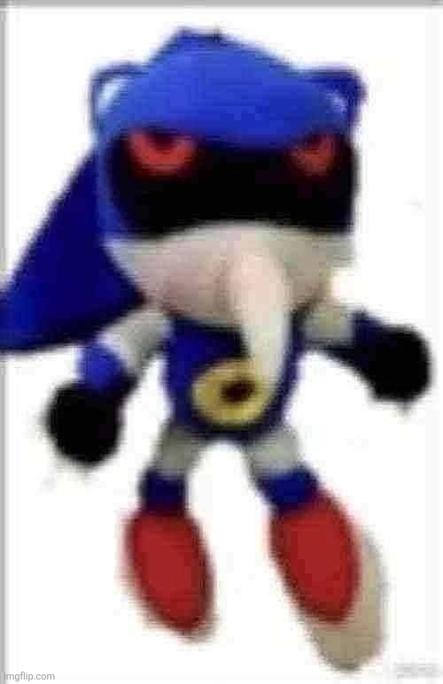 hue6 (low quality) | image tagged in silly metal sonic plush | made w/ Imgflip meme maker