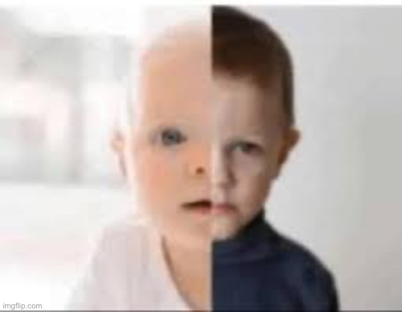 half baby half toddler | image tagged in half baby half toddler | made w/ Imgflip meme maker