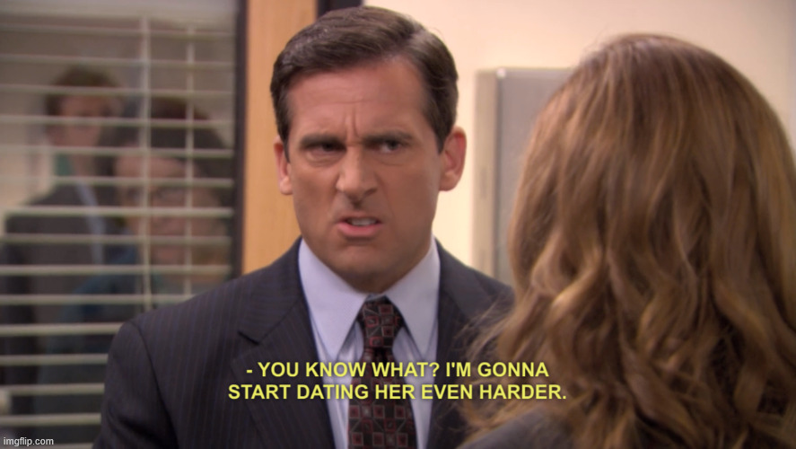 im gonna start dating her even harder | image tagged in im gonna start dating her even harder | made w/ Imgflip meme maker
