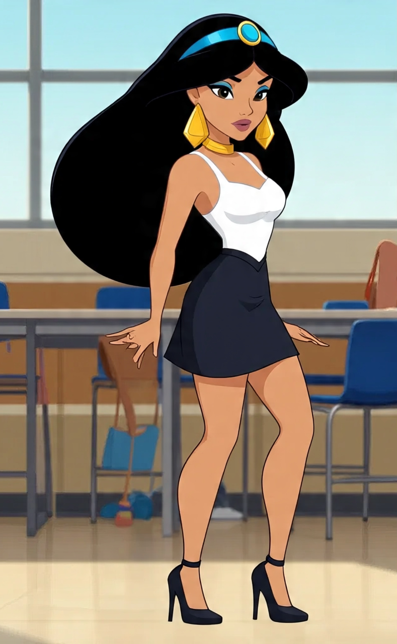 Sexy Princess Jasmine Blank Meme Template