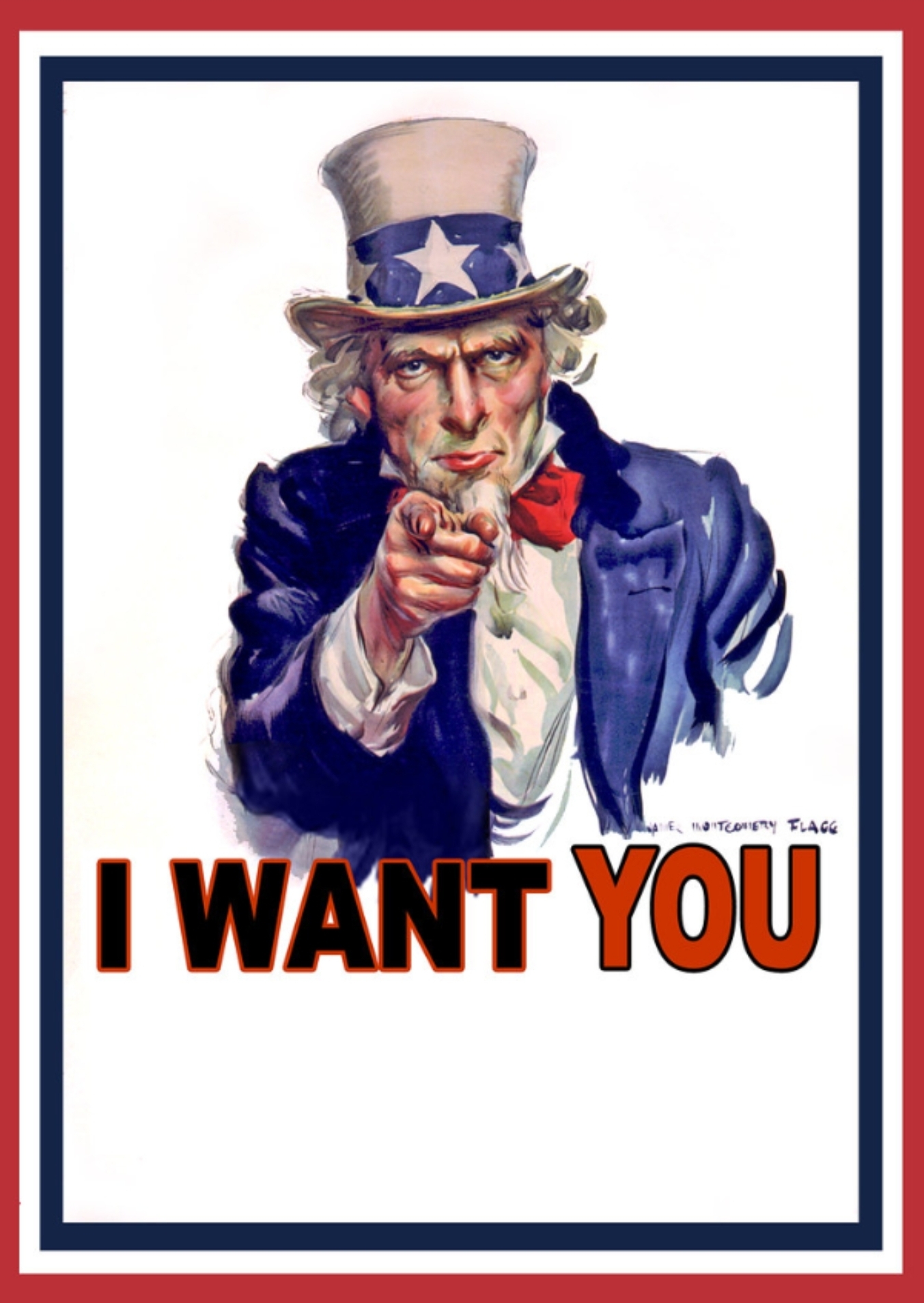 I WANT YOU! Blank Meme Template