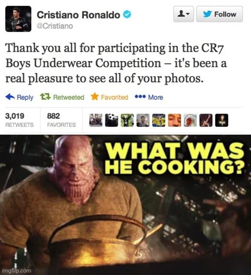 image tagged in what was he cooking | made w/ Imgflip meme maker