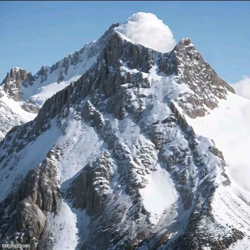 pretty mountain scenery | made w/ Imgflip meme maker