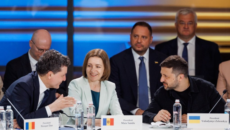 East European Presidents smiling Blank Meme Template