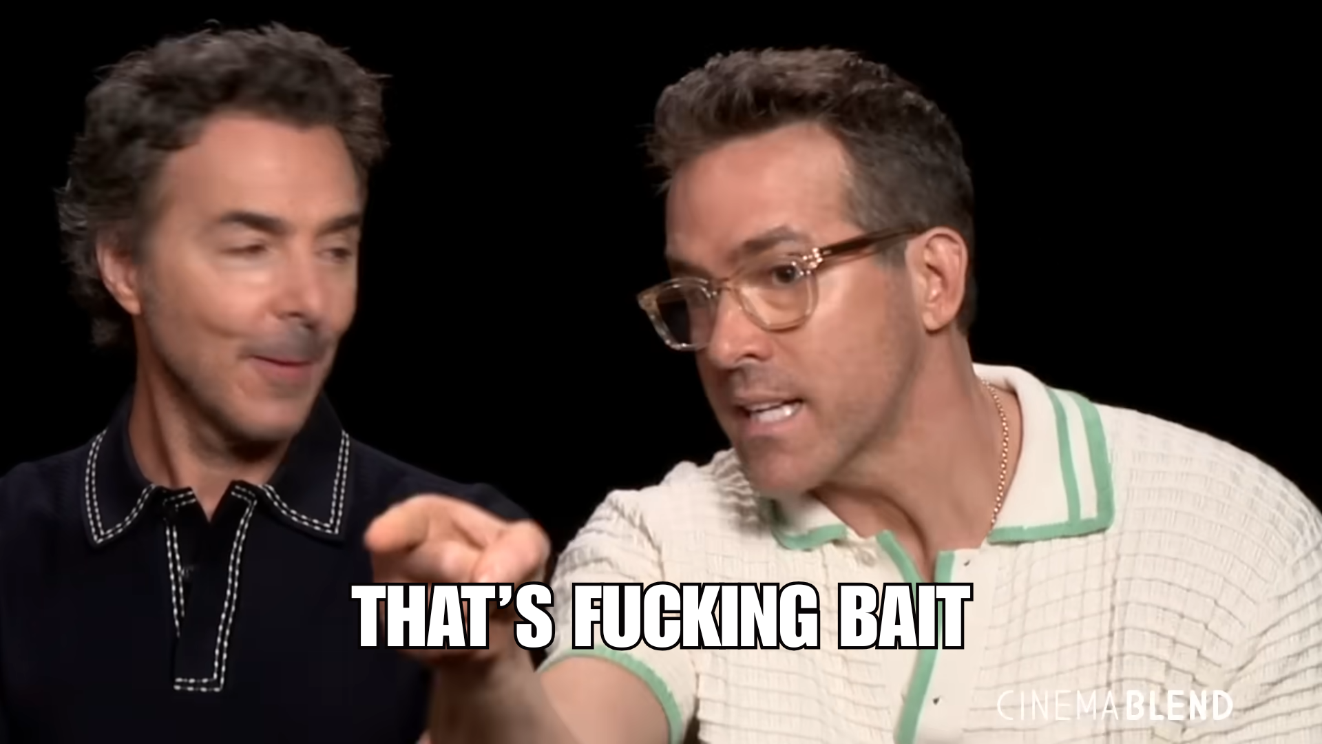 Ryan Reynolds That's Bait Blank Meme Template