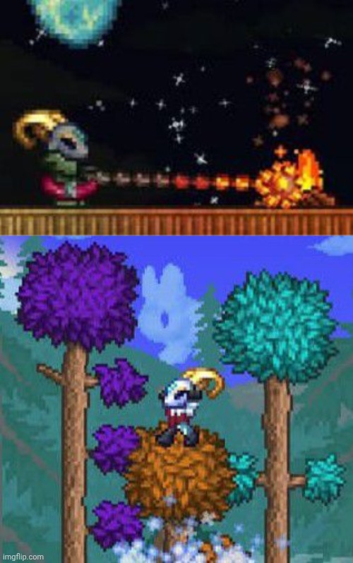 Felt silly :3 | image tagged in terraria,master mode,gaming,video games,nintendo switch,screenshots | made w/ Imgflip meme maker