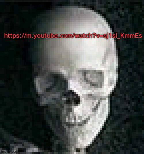 grandpa had some trauma skull | https://m.youtube.com/watch?v=sj1si_KmmEs | image tagged in skull | made w/ Imgflip meme maker
