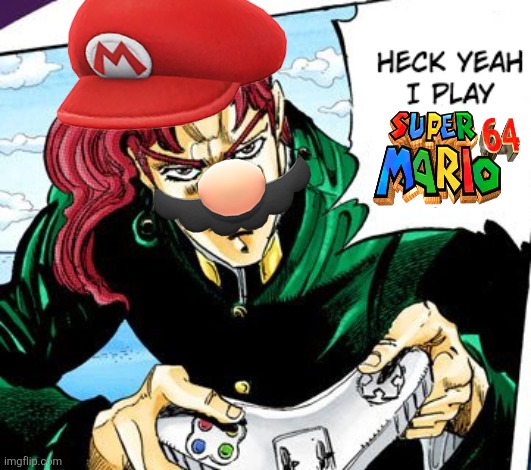 Kakyoin gaming | image tagged in gamer kakyoin,jojo's bizarre adventure,anime,super mario,funny memes | made w/ Imgflip meme maker