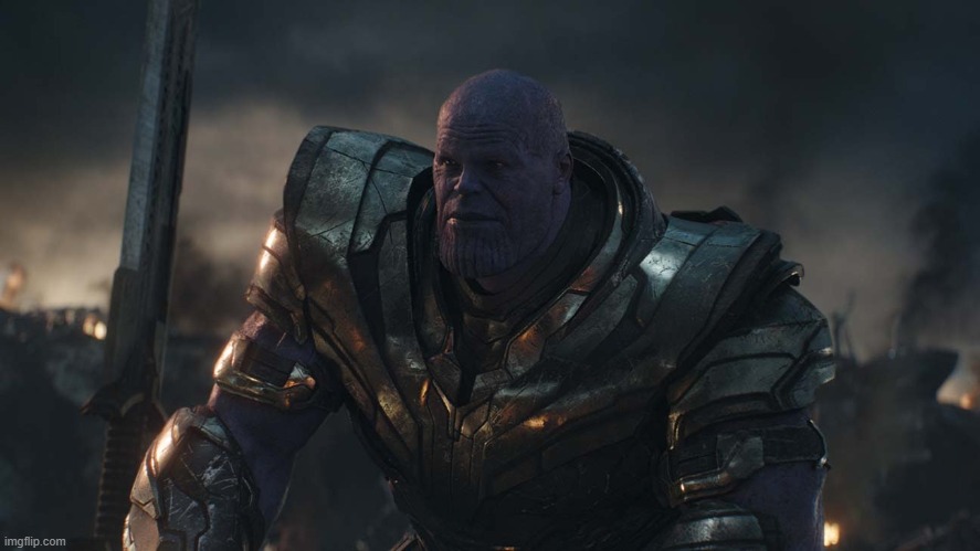Thanos sitting | image tagged in thanos sitting | made w/ Imgflip meme maker