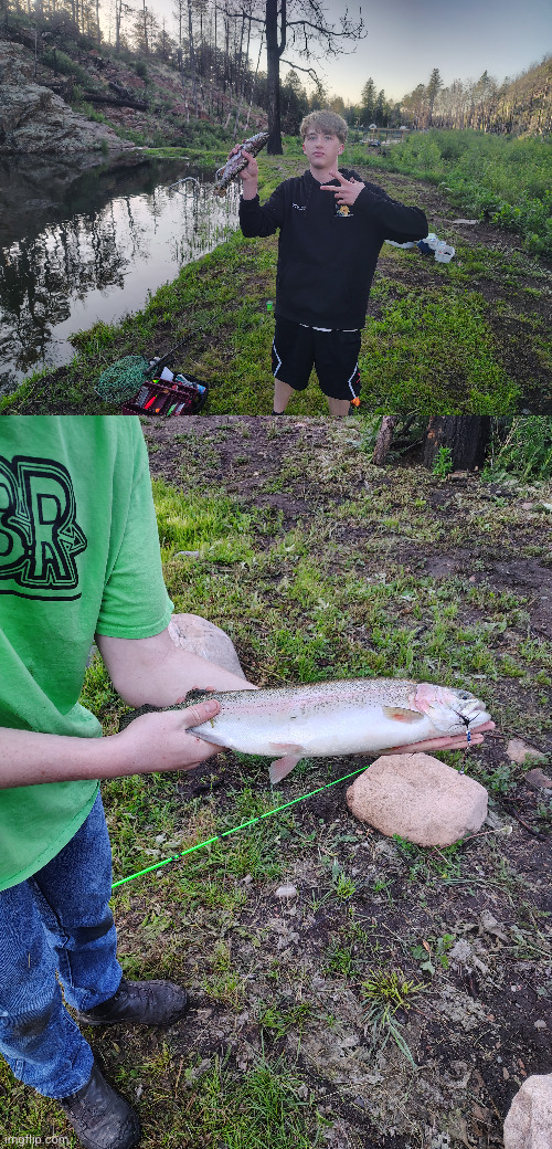 catching some fish at camp | image tagged in fish,fishing,spongebob,camp,summer,summer camp | made w/ Imgflip meme maker