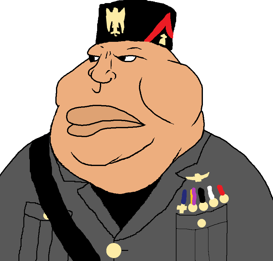 Bennito MussoliniMutt Blank Meme Template
