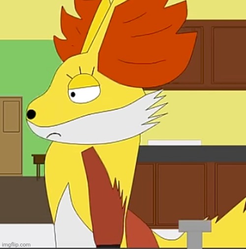 Rewatching starters fennekins mom has a nasty side profile | made w/ Imgflip meme maker