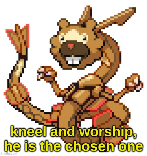 kneel and worship, he is the chosen one | made w/ Imgflip meme maker