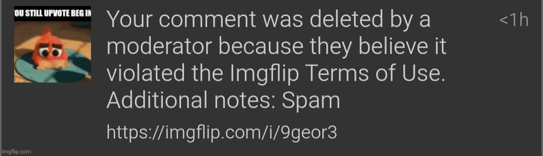 fun stream pissbabies removing my comments yet again | made w/ Imgflip meme maker