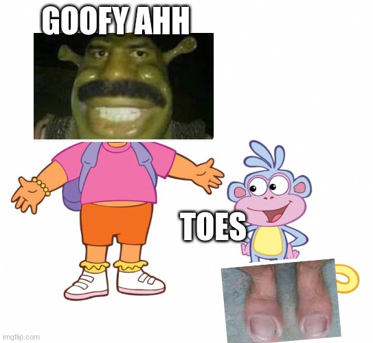 Dora the Explorer  | GOOFY AHH; TOES | image tagged in dora the explorer | made w/ Imgflip meme maker
