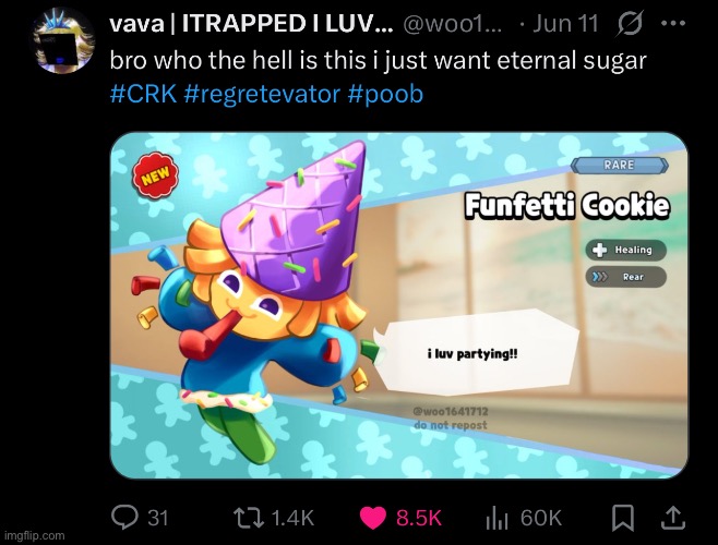 Man cookie run is such a cool game I wish snacks were real | made w/ Imgflip meme maker