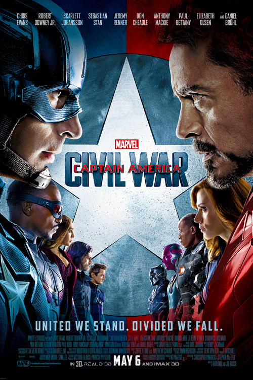 Captain America civil war poster Blank Meme Template