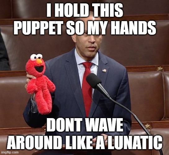 Humor | I HOLD THIS PUPPET SO MY HANDS; DONT WAVE AROUND LIKE A LUNATIC | image tagged in political meme | made w/ Imgflip meme maker
