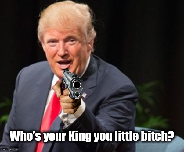 June 14 gonna be fun! | Who’s your King you little bitch? | image tagged in trump i told you so | made w/ Imgflip meme maker