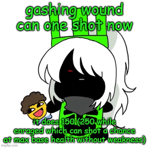 back in my day, jason could only two shot two times and elliots! | gashing wound can one shot now; it does 150 (250 while enraged which can shot a chance at max base health without weakness) | image tagged in goober 1x1 | made w/ Imgflip meme maker