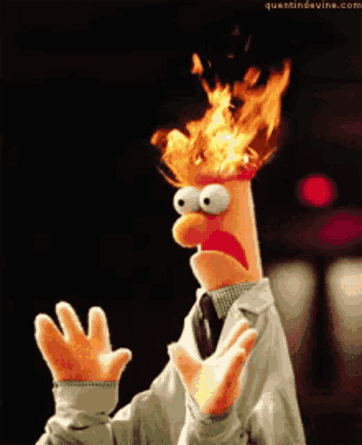 Beaker Burns Blank Meme Template
